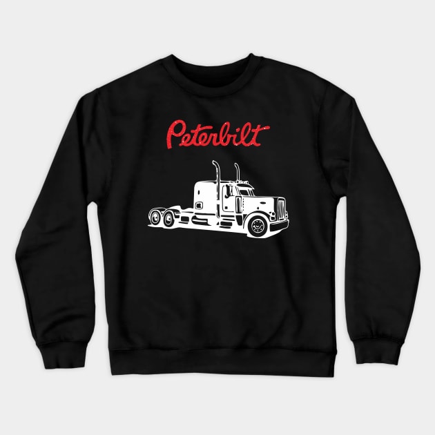 Peterblt Crewneck Sweatshirt by VEKTORKITA